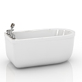 Modern Bathroom Supplies Bathtub 3d model