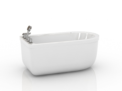 Modern Bathroom Supplies Bathtub 3d model