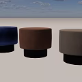 Modern Gray And Blue Velvet Accent Chairs With Gold Metal Bases
