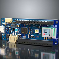 Arduino Uno Development Board With Microcontroller USB Port And LED Components