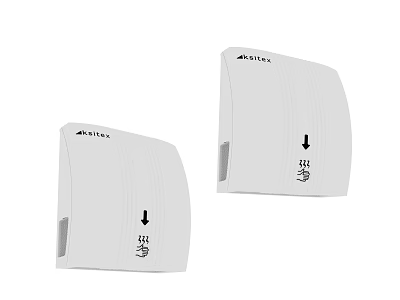 Atek White Automatic Hand Dryers Efficient For Public Restrooms And Bathrooms 3d model