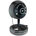 Multiple Angles View Projection Webcam With LED Lights And Adjustable Stand For Home Security Surveillance