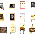 Different Types of Business Signboards Featuring Various Designs and Uses in Retail