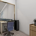 Modern Conference Room With Circular Meeting Table Multiple Screens And World Map Wall