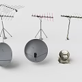 TV Antennas Satellite Dishes And Antenna Accessories With Stands For Signal Reception
