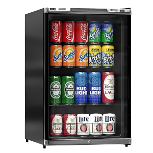 Modern Refrigerator Freezer Minibar minibar Hotel Small Freezer 3d model