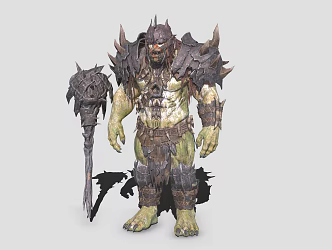 Orc Berserker Warrior 3d model