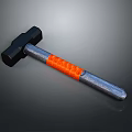 Hammer Warhammer Cartoon Hammer Magic Hammer Thor's Hammer Ancient Weapons Cold Weapons Medieval Items 3d model