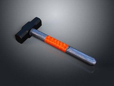 Hammer Warhammer Cartoon Hammer Magic Hammer Thor's Hammer Ancient Weapons Cold Weapons Medieval Items 3d model