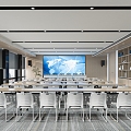 Modern Meeting Room Multifunctional Meeting Room 3d model