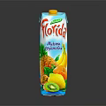 Florida Mixed Fruit Drink Carton with Banana Kiwi and Orange