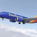 Highly Detailed Passenger Aircraft With Four Liveries And Cockpit Interior View