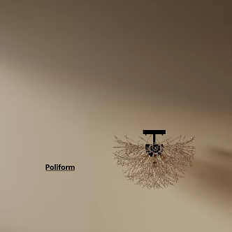 Modern chandelier 3d model