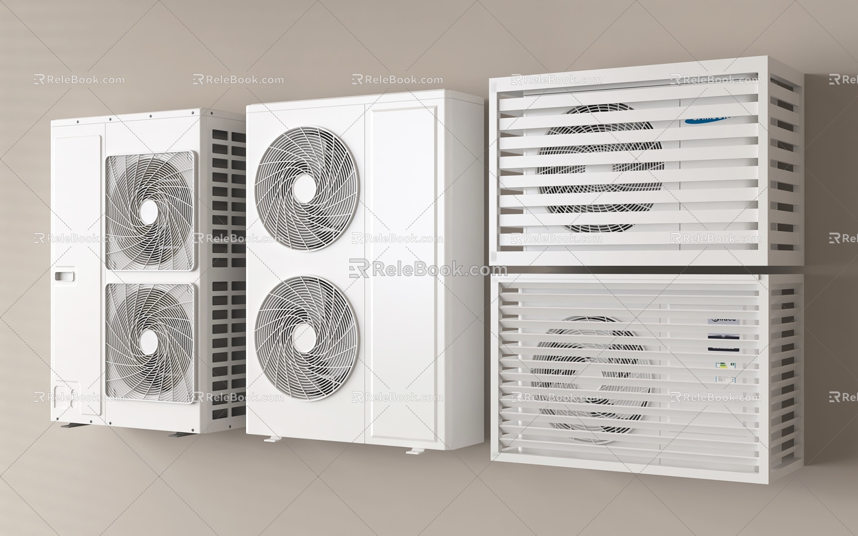 Air conditioning external unit 3d model