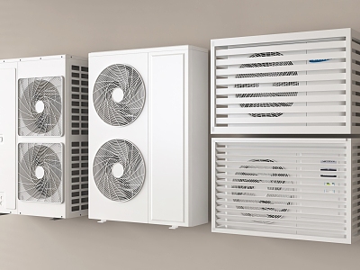 Air conditioning external unit 3d model