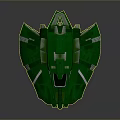 Green Interstellar Spaceship With Advanced Aerodynamic Design For Cosmic Travel