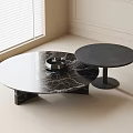 Coffee table round coffee table mother coffee table 3d model