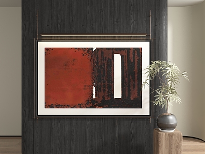 Abstract Hanging Paintings model