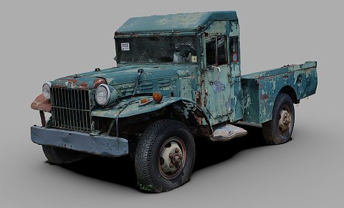 old truck 3d model