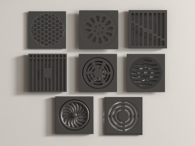 Floor drain 3d model