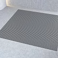 Mud scraping mat dust removal mat pvc dust removal carpet mud scraping board 3d model