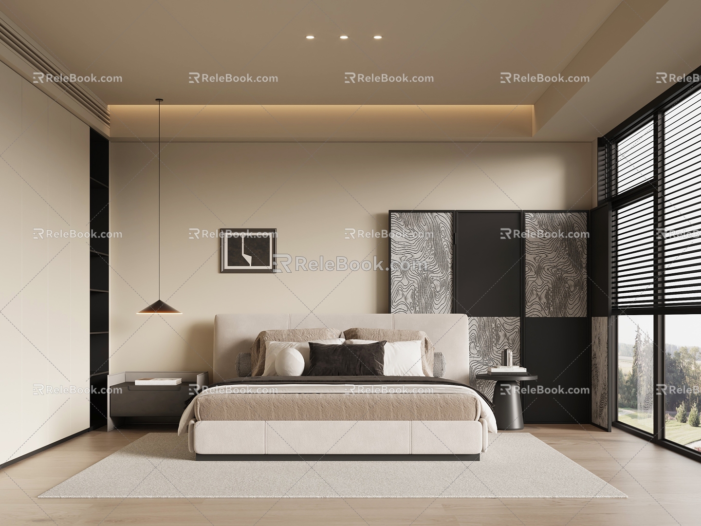 Middle Style Bedroom model