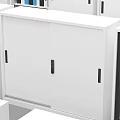Modern White Bookcases With Doors And Storage For Office Folders And Books Organization