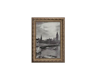 European-style picture frame European-style oil picture frame 3d model