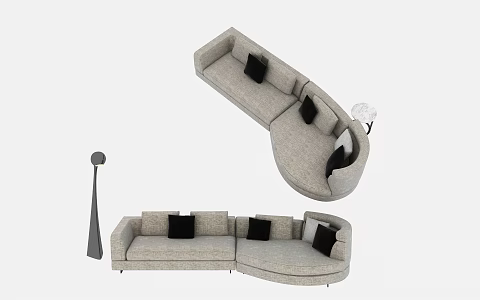 modern sofa 3d model