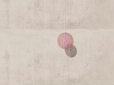 Modern chandelier 3d model