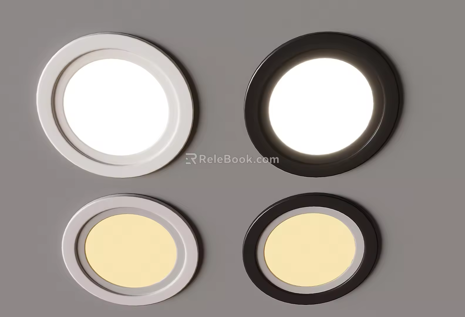 Embedded downlight spotlight embedded turn downlight spotlight 3d model