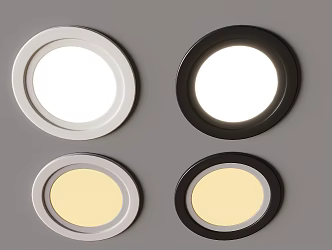 Embedded downlight spotlight embedded turn downlight spotlight 3d model