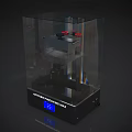 Smart 3D Printer ANYCUBIC PHOTON MAX With Transparent Enclosure And Digital 3d model
