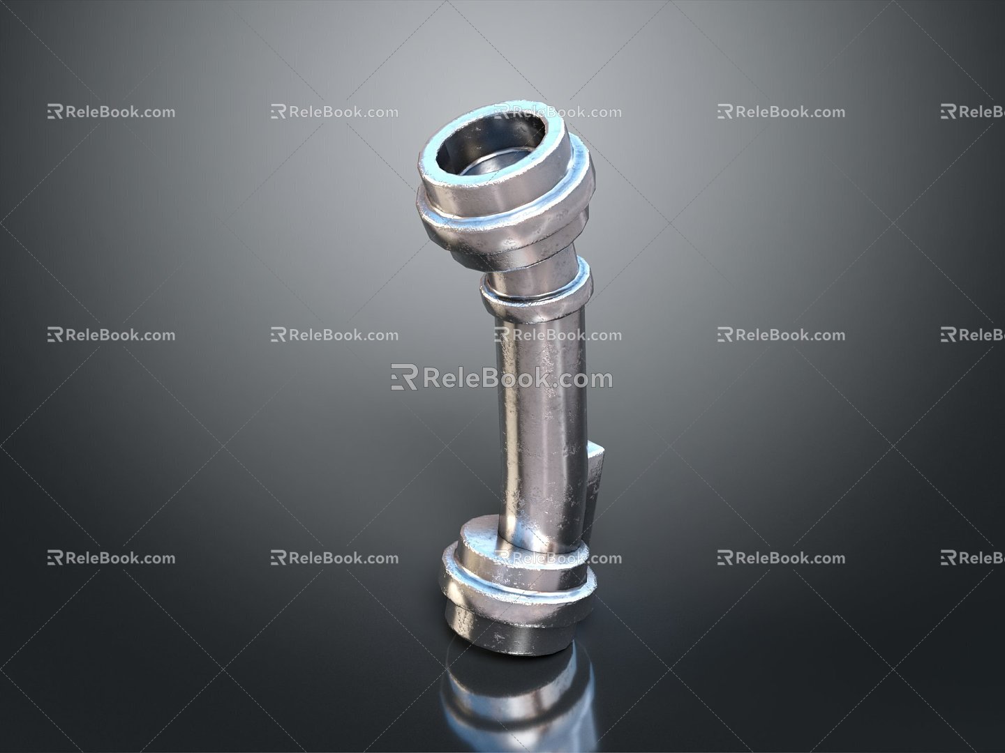 pipe water pipe valve iron pipe 3d model