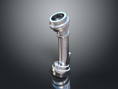 pipe water pipe valve iron pipe 3d model