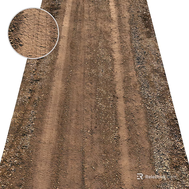 Earth Tone Square Rug With Natural Textured Surface And Rustic Patterns For Home Decor 3d model