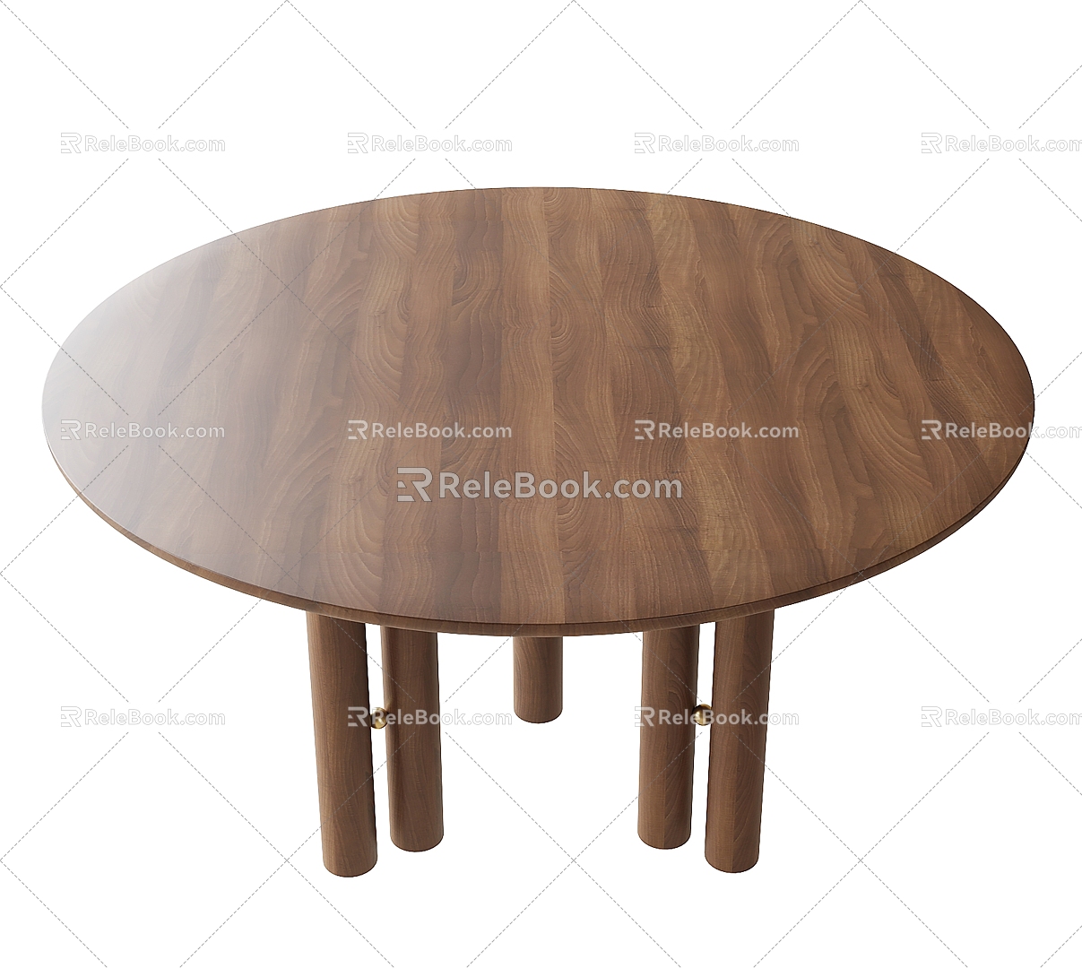 Round table 3d model