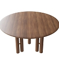 Round table 3d model