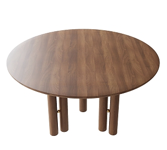 Round table 3d model