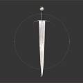 Modern Sword Officer Sword Long Sword 3d model