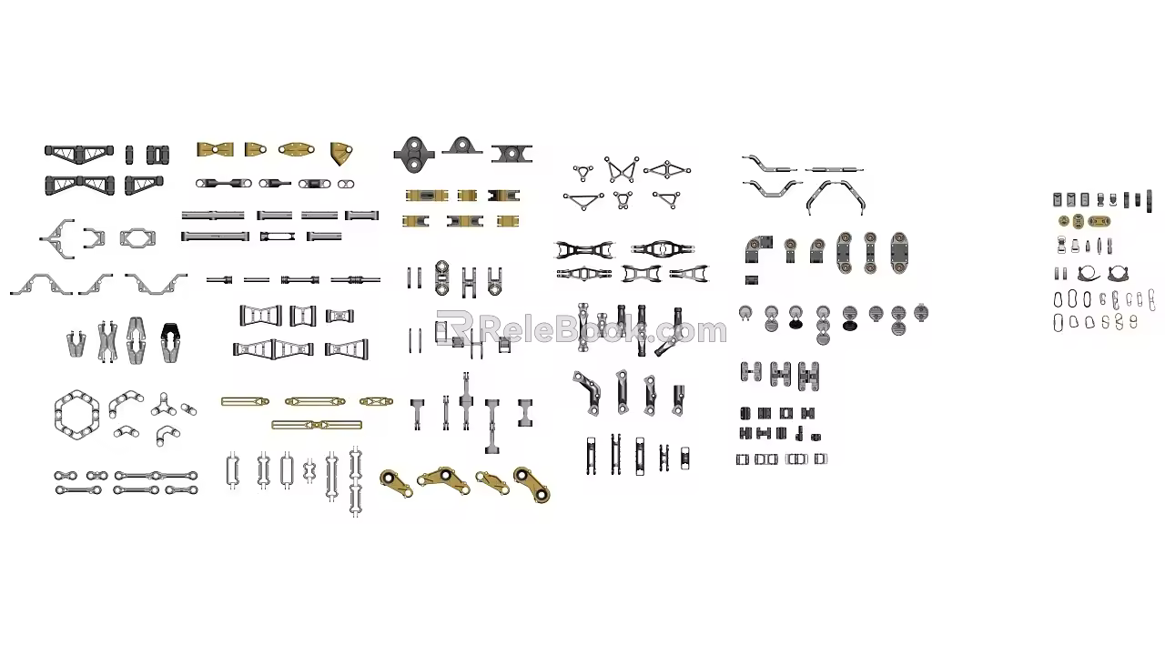 Standard Hardware Combinations 3d model