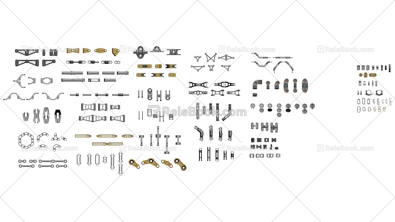 Standard Hardware Combinations 3d model