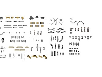 Standard Hardware Combinations 3d model