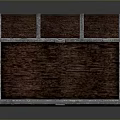 Durable Open Wooden Storage Chest With Metal Borders For Home Use