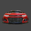 White Sports Car With Sleek Aerodynamic Body And Black Accent Alloy Wheels
