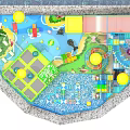 Indoor Children Playground Equipment With Slide Ball Pool Balloon Decorations And Safe Climbing Structures