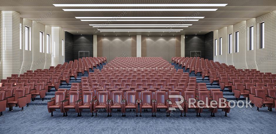 Modern Conference Hall Simple Meeting Room model