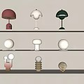 Modern table lamp 3d model