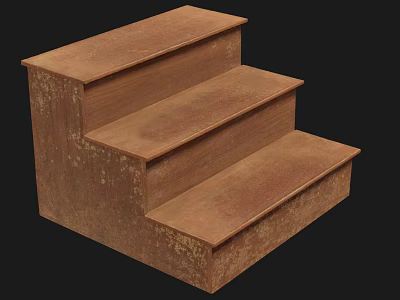 Modern Stairs Wooden Stairs Ladders 3d model Modern Stairs Wooden Stairs Ladders 3d model