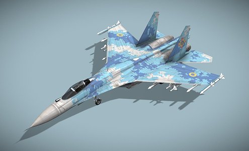 Aircraft Fighter 3d model